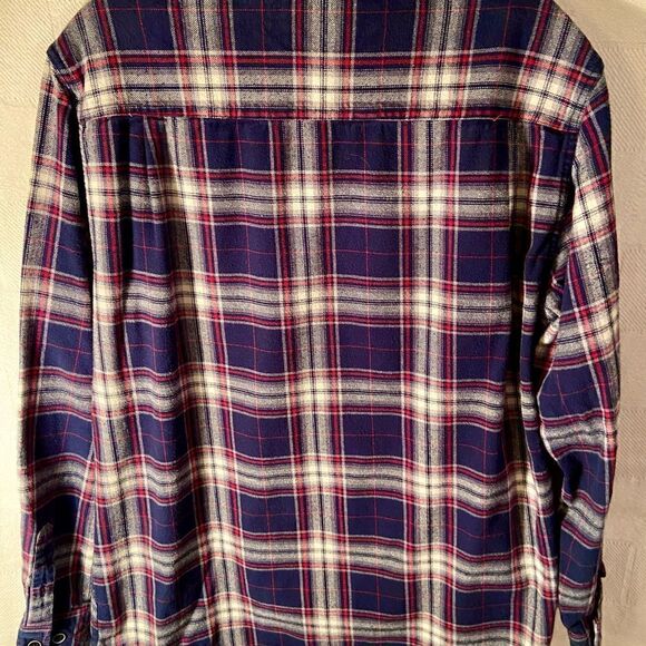 Weatherproof Vintage Men's Shirt Plaid Flannel Long Sleeve Size M. - Picture 3 of 6